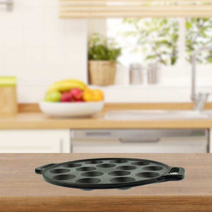 Orange85 Poffertjespan 24cm Inductie Elektrisch Gas Gietijzeren