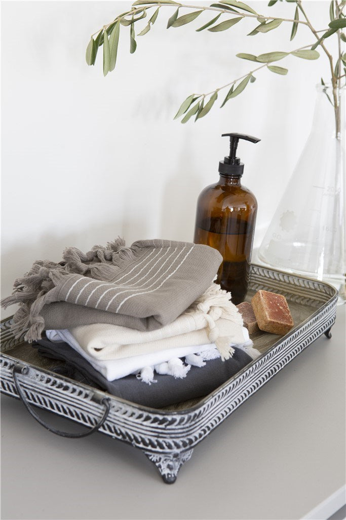 Walra - Gastendoek Soft Cotton Hamam - 2x 30x50 - Blauw