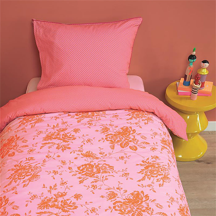 Oilily Prom Flowers Dekbedovertrek 100 x 135 cm - Roze