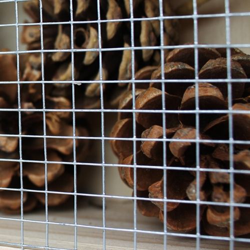 Orange85 Insectenhotel Metalen dak Bijenhotel Hout Bruin Metaal