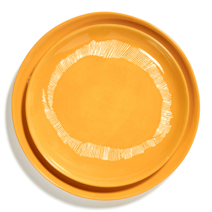 Serax Ottolenghi Feast Bord Ø 19 cm - Sunny Yellow Swirl