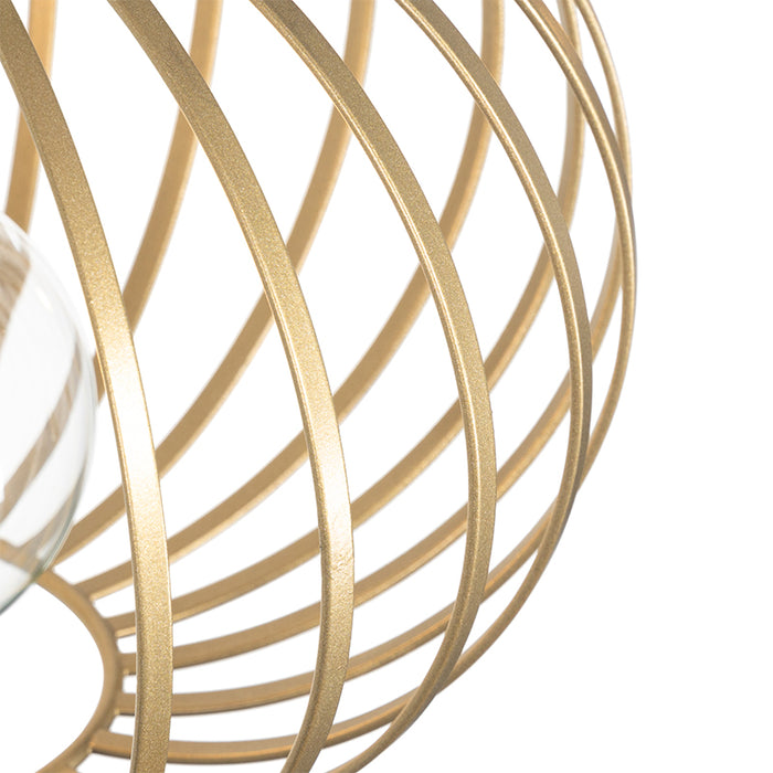 QAZQA Hanglamp johanna - Goud|messing - Design - L 1200mm