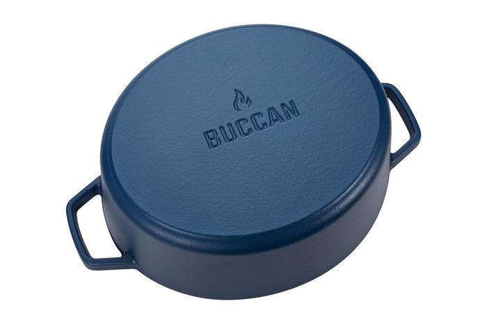 Buccan - Hamersley - Gietijzeren braadpan 29cm - Blauw