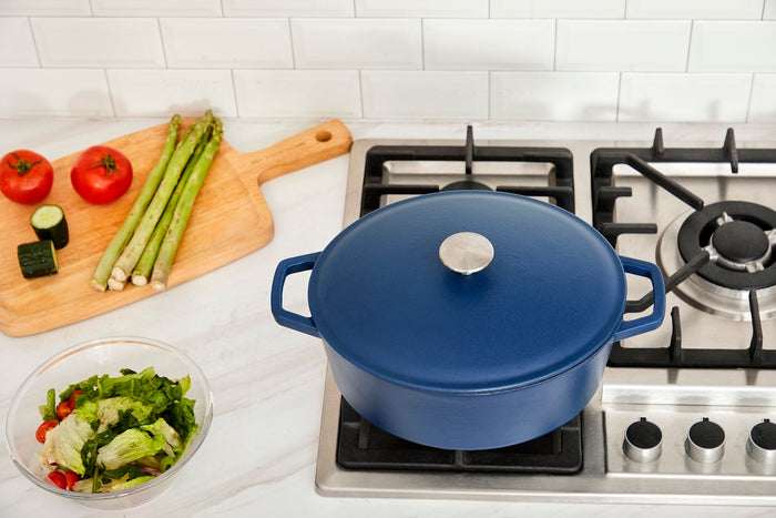 Buccan - Hamersley - Gietijzeren braadpan 29cm - Blauw