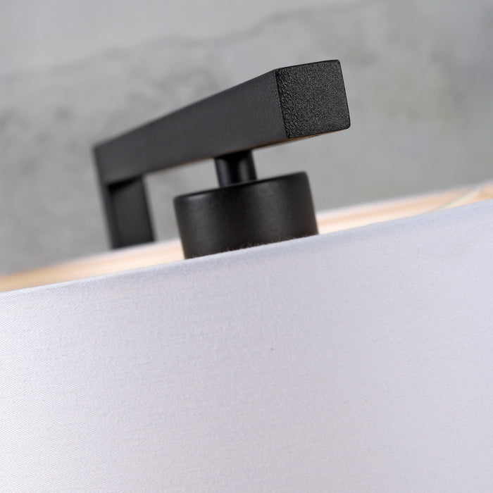 it's about RoMi Boston Vloerlamp Ø 32 cm - Zwart / Beige