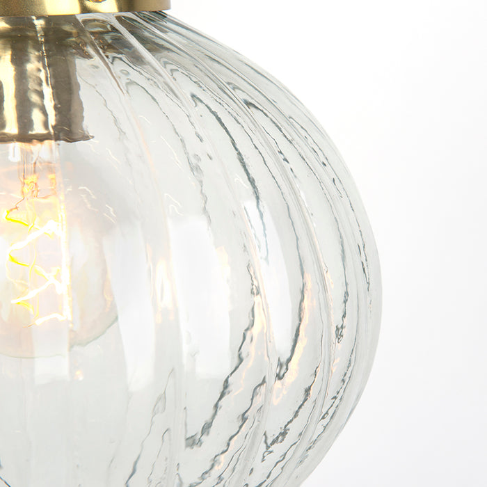 QAZQA Hanglamp Visha - Goud|messing - Design - H 1400mm