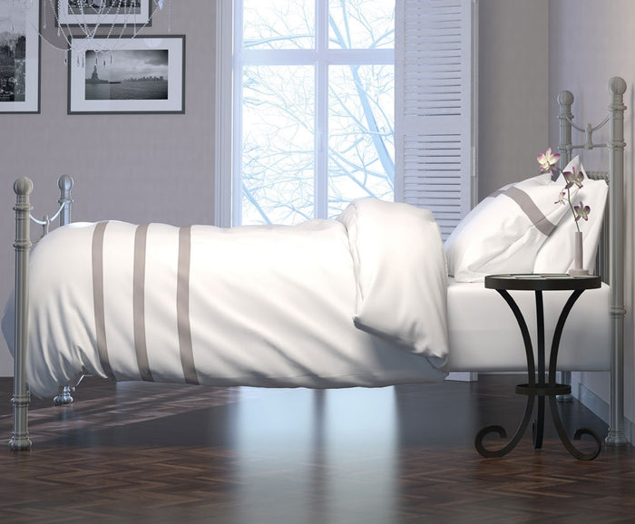 Italian Home Collection dekbedovertrek Deauville Antraciet-200x200|220