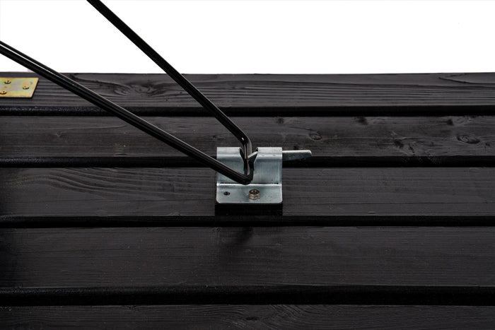 Inklapbare picknickset Riga 200 cm blackwash