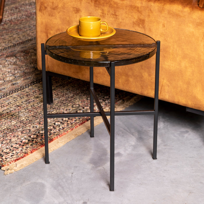 Dutchbone Vidrio Bijzettafel - Black