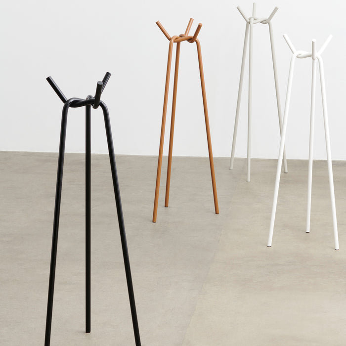 HAY Knit Staande Kapstok 3 Haken - Toffee