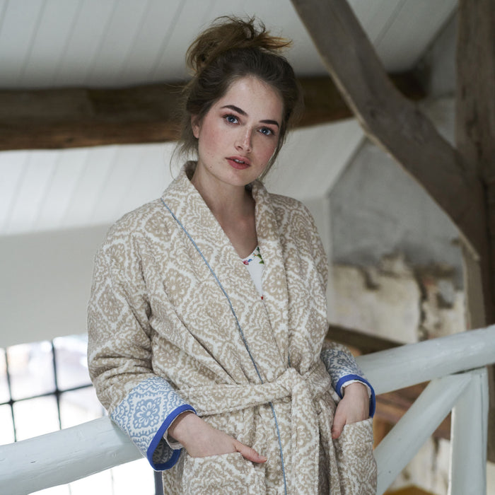 PiP Studio Jacquard Check Badjas XL