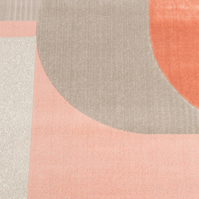 Zuiver Hilton Vloerkleed Grey/Pink