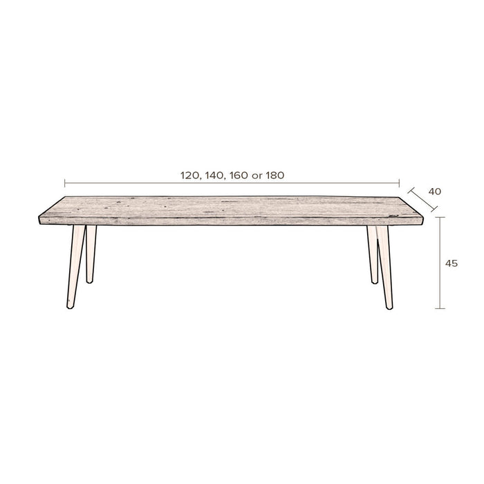 Dutchbone Alagon Bankje