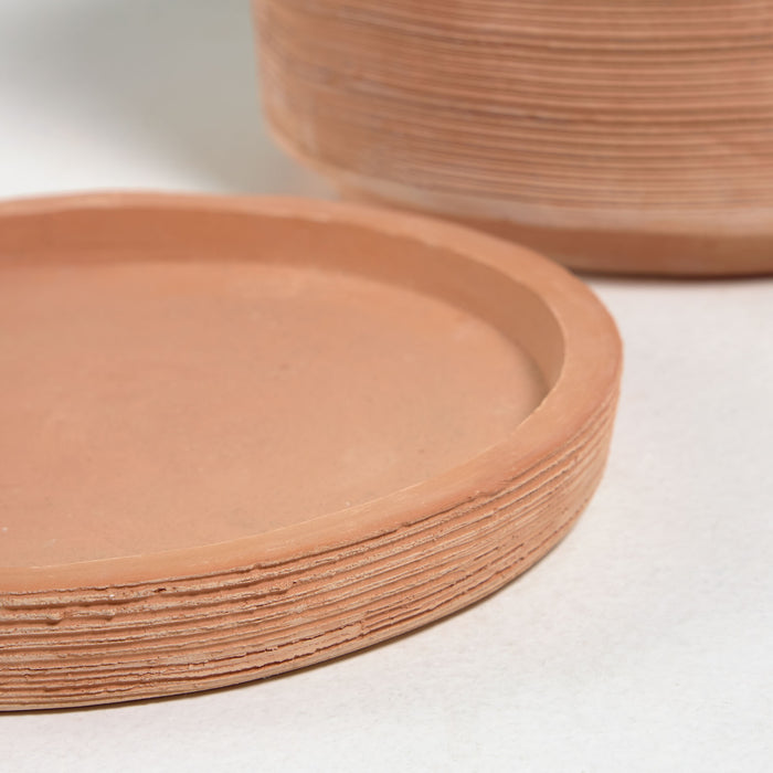 Kave Home Karlina Terracotta Bloempotten - Set van 2