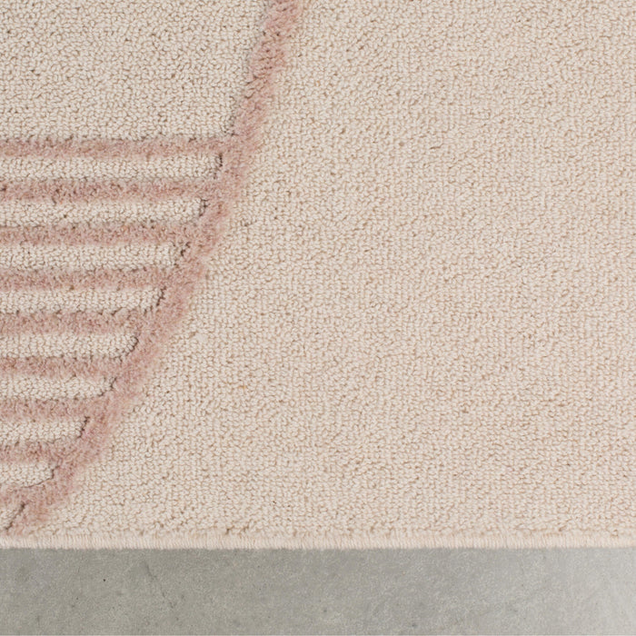 Zuiver Bliss Vloerkleed Natural/Pink