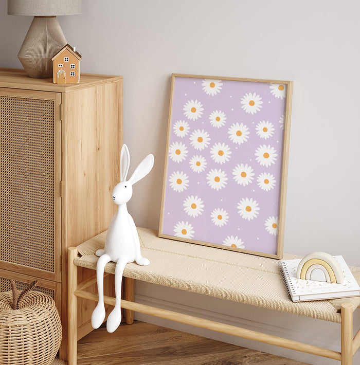 Wallified - Purple Daisy's Poster - Wallified - Kinderen - Poster -