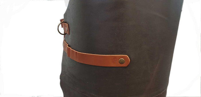 Leren schort Tennessee - Bruin - Xapron