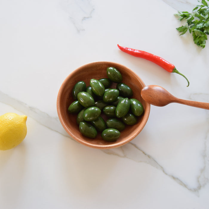 Khaya houten kommetje - tapasschaaltje Ø 16 cm