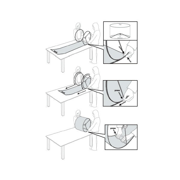 Zuiver Tripod Vloerlamp - Zwart / Grijs
