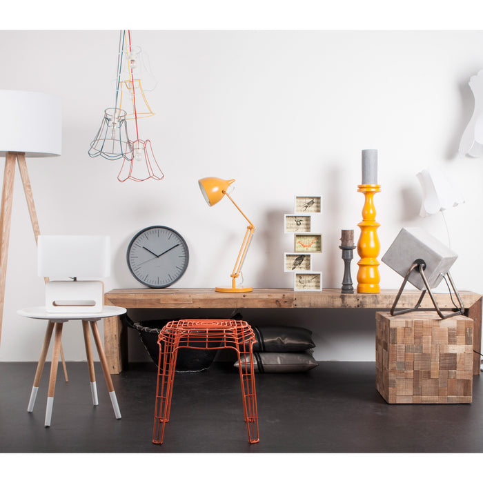 Zuiver Tripod Vloerlamp - Wit / Naturel