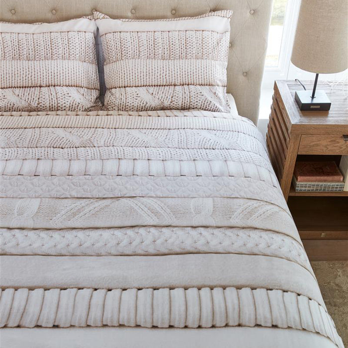 Rivièra Maison Coziness Dekbedovertrek 140 x 220 cm - Off-white