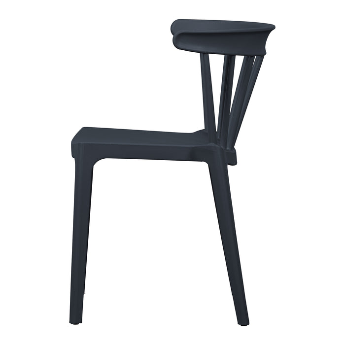 Woood Bliss Spijlenstoel - Inkt