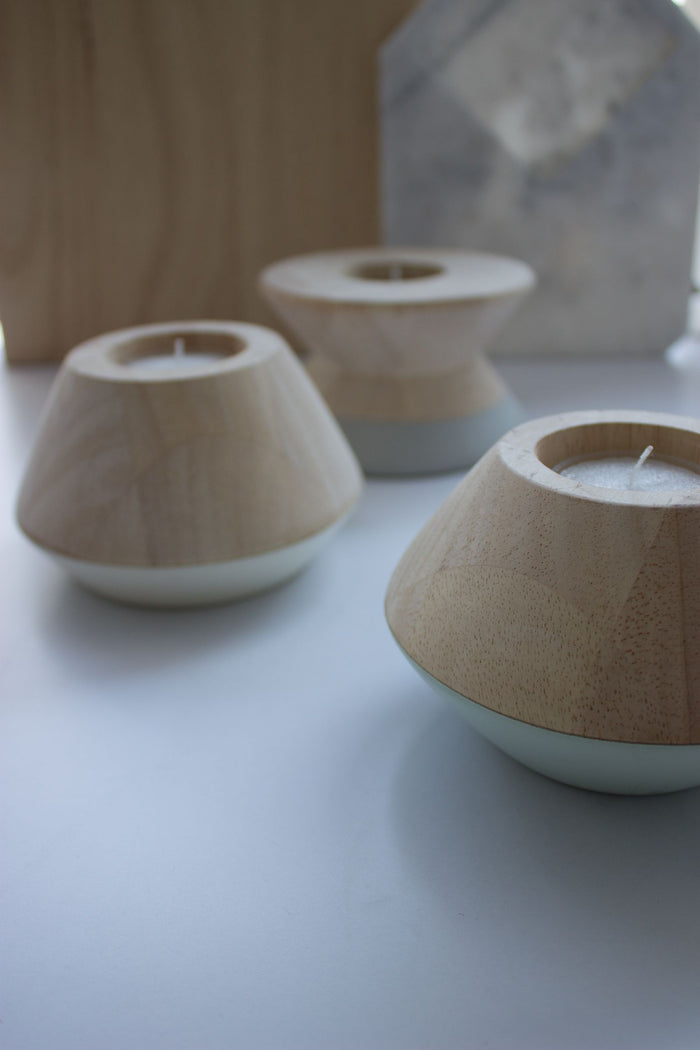 Hout Maysa Bum Theelichthouder