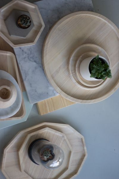 Hout Maysa Bum Theelichthouder