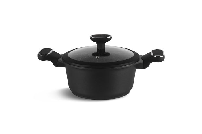 Edenberg Black Line - 10-delige Luxe Pannenset van Gesmeed Aluminium