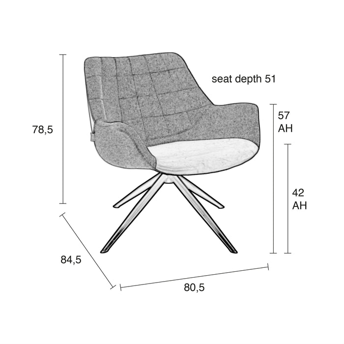 Zuiver Doulton Loungestoel