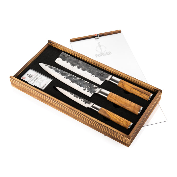 Forged Olive Messenset 3-delig