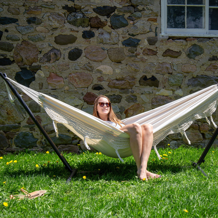 Vivere Combo Tweepersoons Hangmat met Standaard