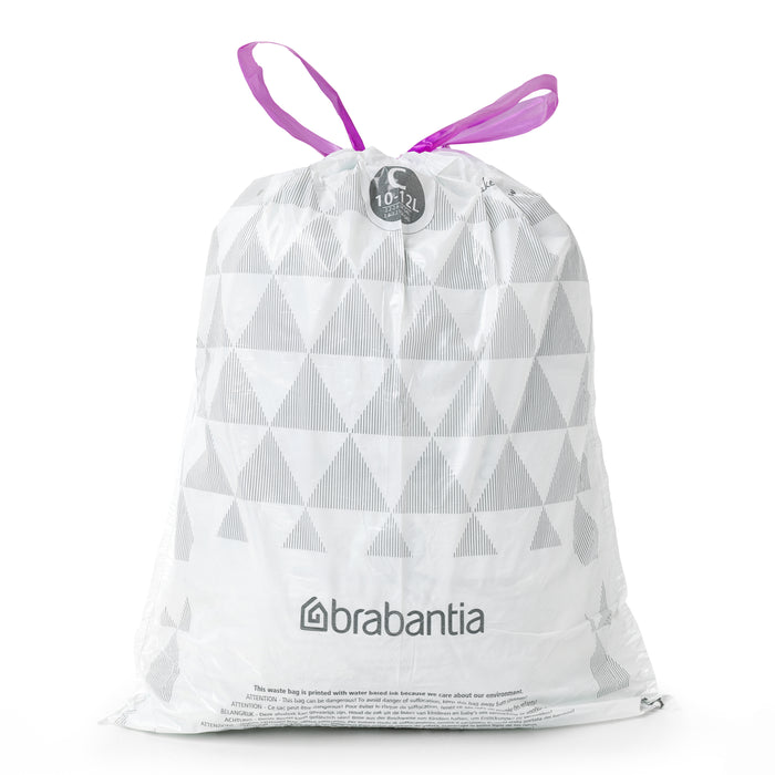 Brabantia Type C PerfectFit Jaarverpakking Afvalzak 10-12 Liter - 200 Stuks