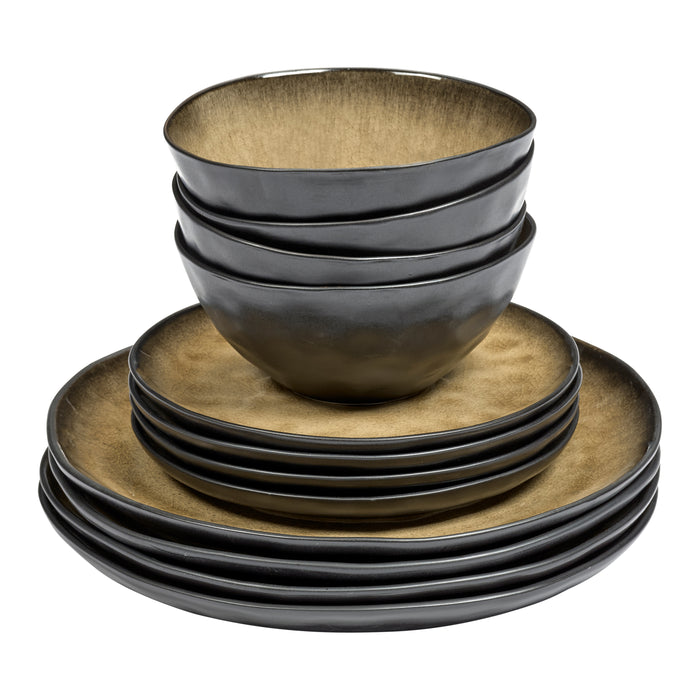 SERAX - Pascale Naessens - Pure Serviesset 12-delig - Groen