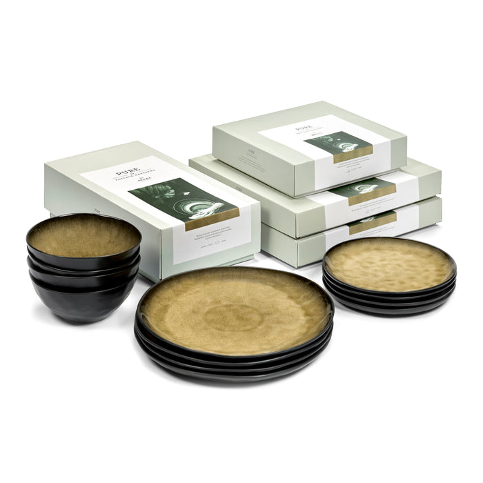 SERAX - Pascale Naessens - Pure Serviesset 12-delig - Groen