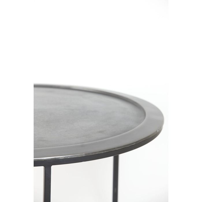 Light & Living TALCA Salontafel Antiek-lood Deep edge Set van 2 XL