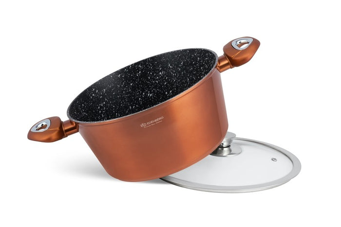 Edenberg Copper Line - 15-delige Luxe Pannenset van Gesmeed Aluminium