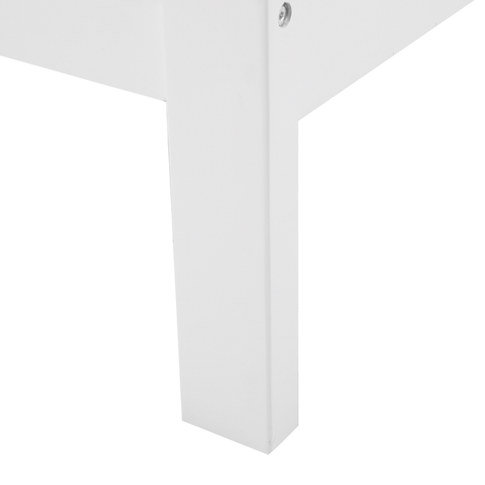 Beliani - TANNAY - Tweepersoonsbed - Wit - 160 x 200 cm - Dennenhout