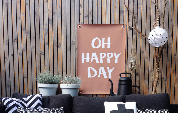 Tuin poster terra wit happy day (70x100cm)