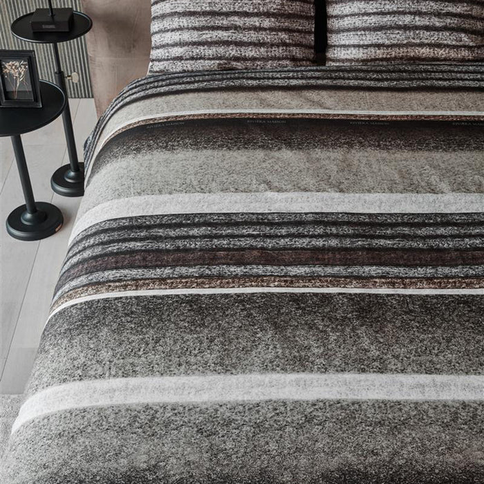 Rivièra Maison Mohair Dekbedovertrek 140 x 220 cm - Bruin