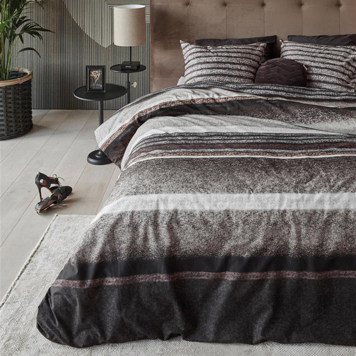 Rivièra Maison Mohair Dekbedovertrek 200 x 220 cm - Bruin