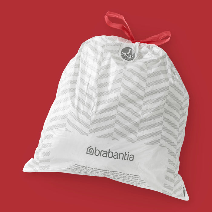 Brabantia Type J PerfectFit Jaarverpakking Afvalzak 20-25 Liter - 120 Stuks