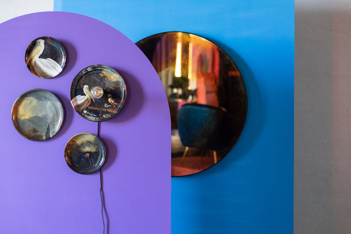 Bold Monkey No Food Here wandlamp (set van 4) birds - Multi colour