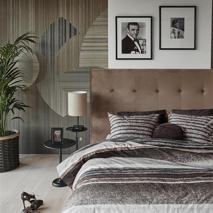 Rivièra Maison Mohair Dekbedovertrek 240 x 220 cm - Bruin