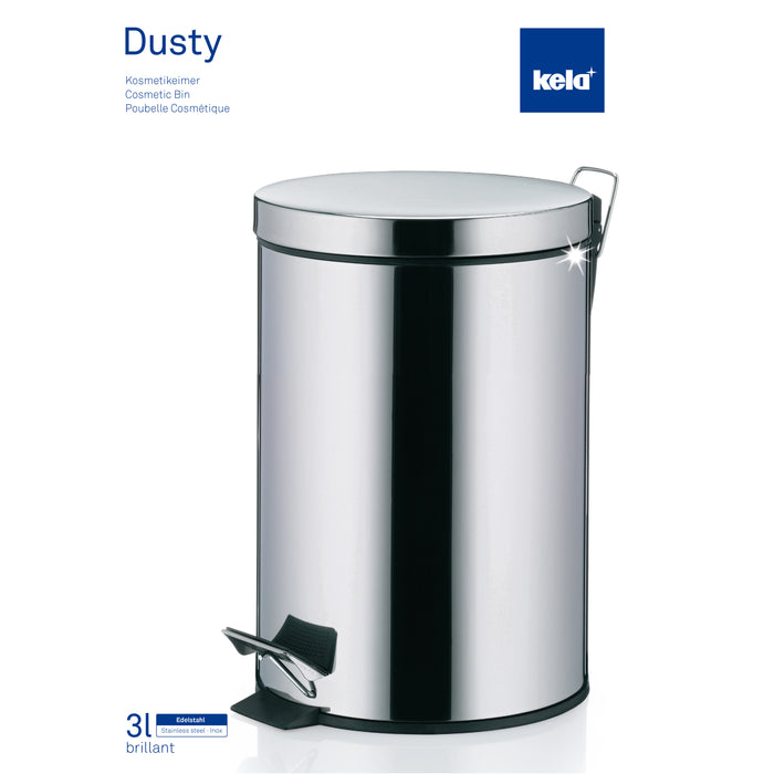 Kela Dusty Pedaalemmer 3 L - Zilver
