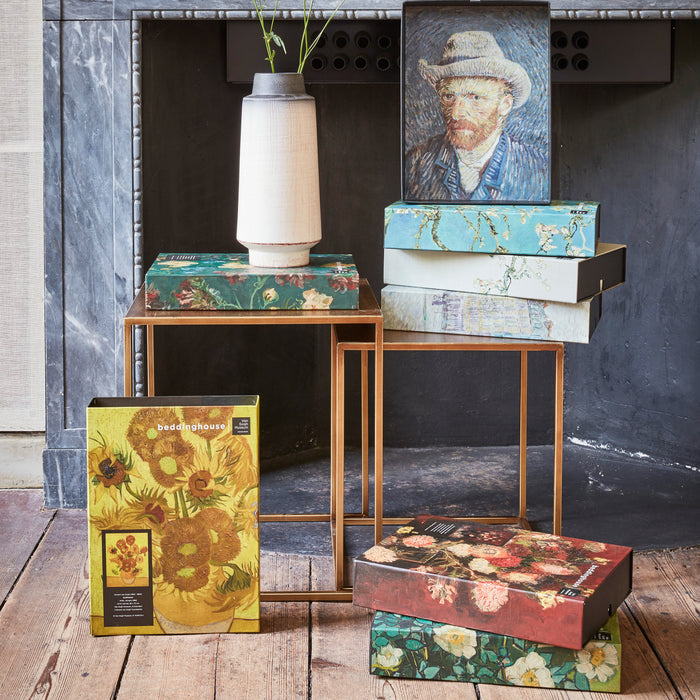 Beddinghouse x Van Gogh Museum Blossom Dekbedovertrek 140 x 200|220 cm - Grijs