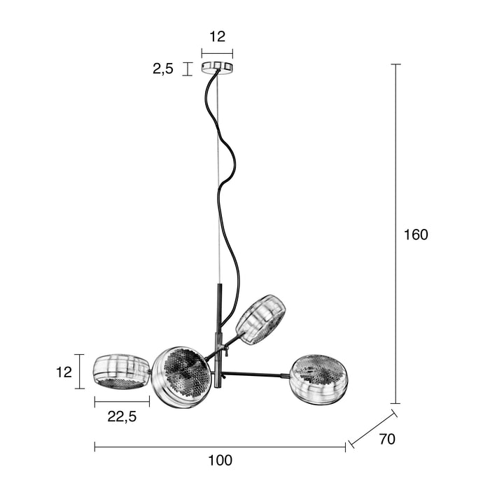 Zuiver Gringo Multi Hanglamp