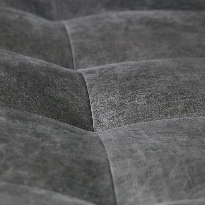 WOOOD Rodeo Classic 3-zitsbank - Eco-leder - Zwart