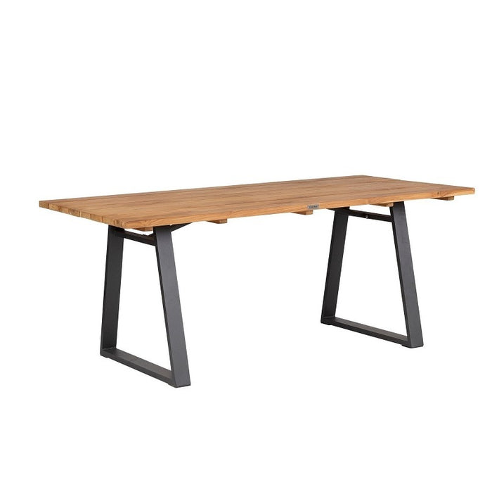 WOOOD Sydney Tuintafel - Teak|Metaal - Naturel - 75x185x90