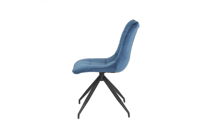 Furnihaus Eetkamerstoel Alex - Blauw - Set van 2